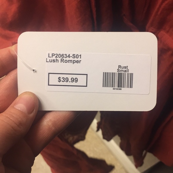 Rust romper - Picture 3 of 3